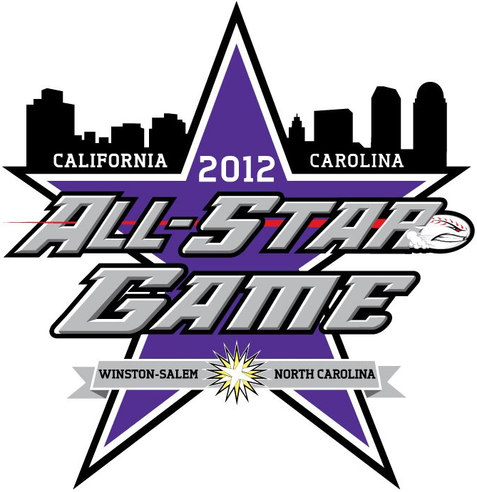 carolina league all-star game 2012 primary logo iron on heat transfer